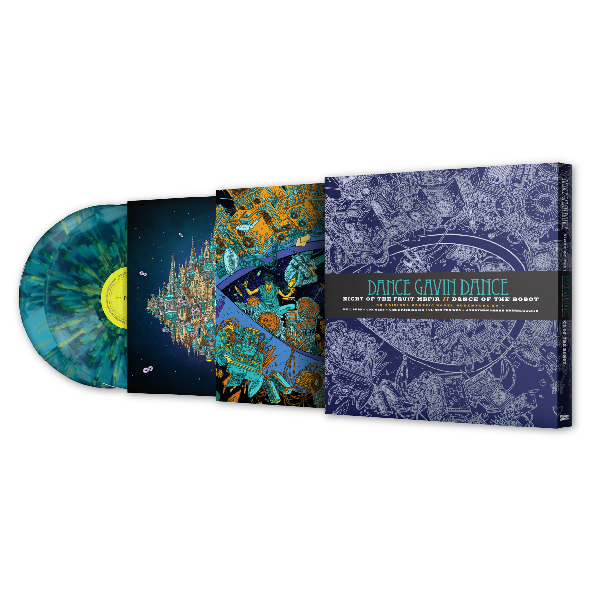 Dance Gavin Dance: Night of the Fruit Mafia // Dance of the Robot - Graphic Novel (Signed Platinum Edition)