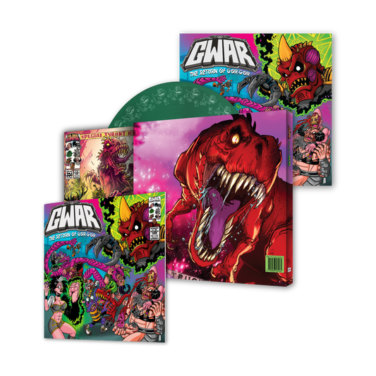 GWAR: 'The Return of Gor Gor' Deluxe Comic Book + Vinyl LP (Limited Edition Evergreen)