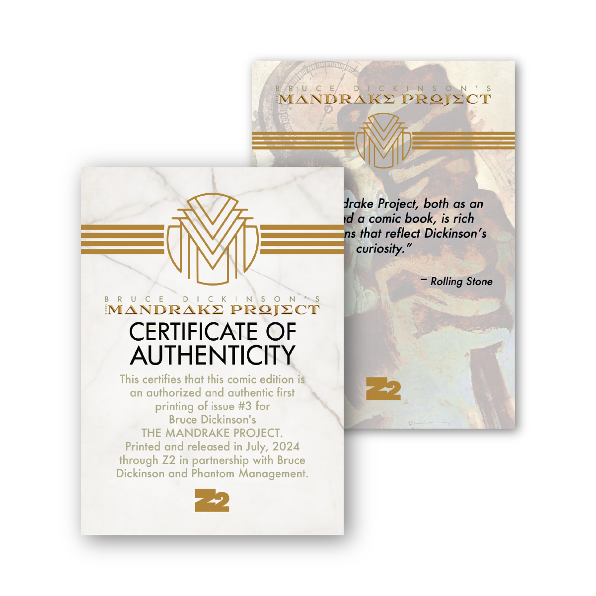 Bruce Dickinson's THE MANDRAKE PROJECT: Issue 3 - Deluxe Edition