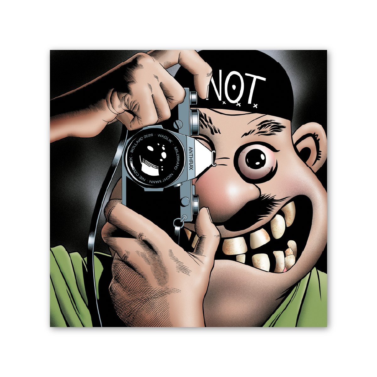 NOT: The Illustrated Oral History of Anthrax + Picture Disc Vinyl LP (Deluxe Edition)