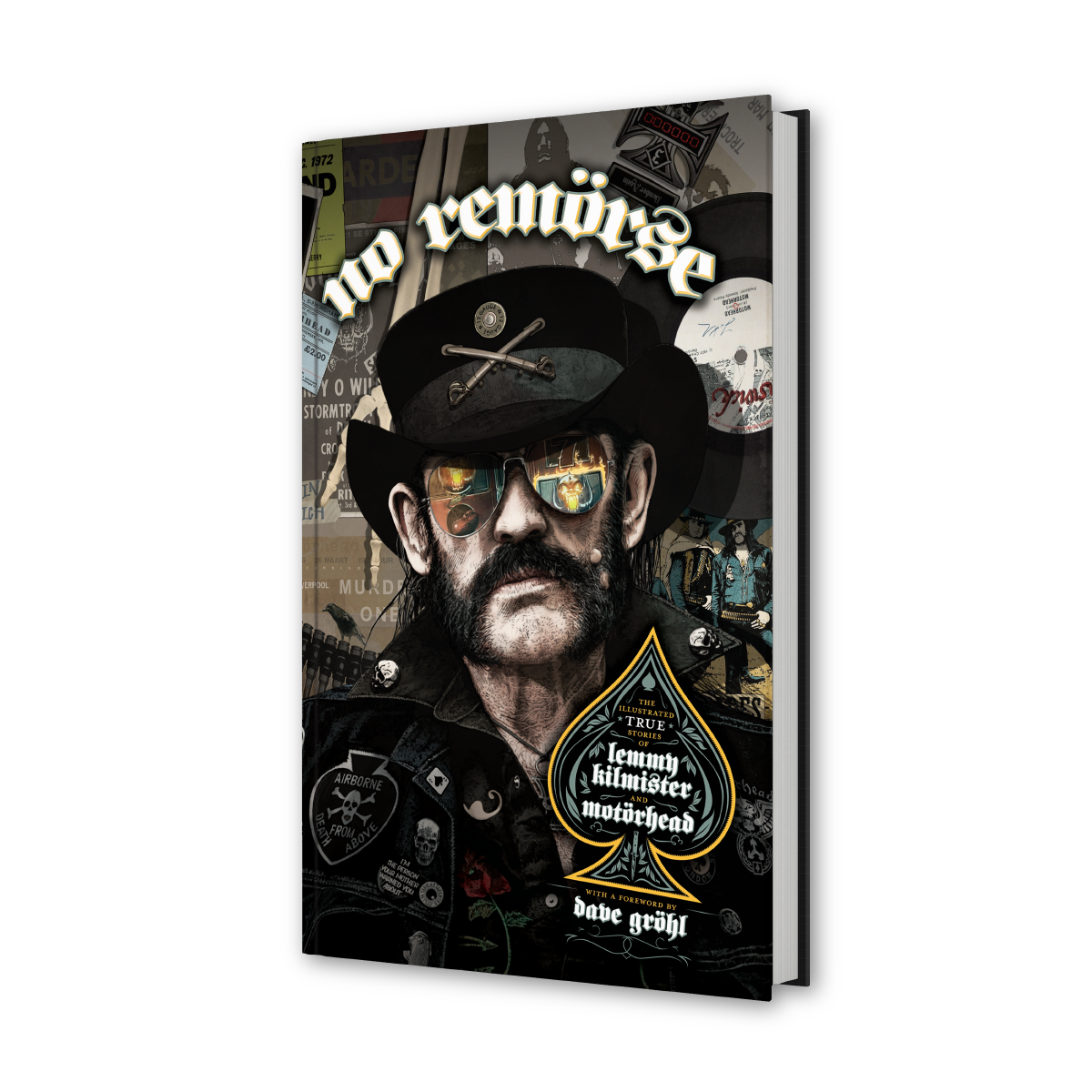 NO REMORSE: THE ILLUSTRATED TRUE STORIES OF LEMMY KILMISTER AND MOTÖRHEAD - STANDARD HARDCOVER