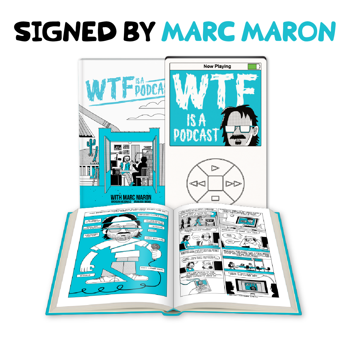 WTF is a Podcast with Marc Maron (Signed Deluxe Edition Book)
