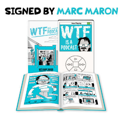 WTF is a Podcast with Marc Maron (Signed Deluxe Edition Book)